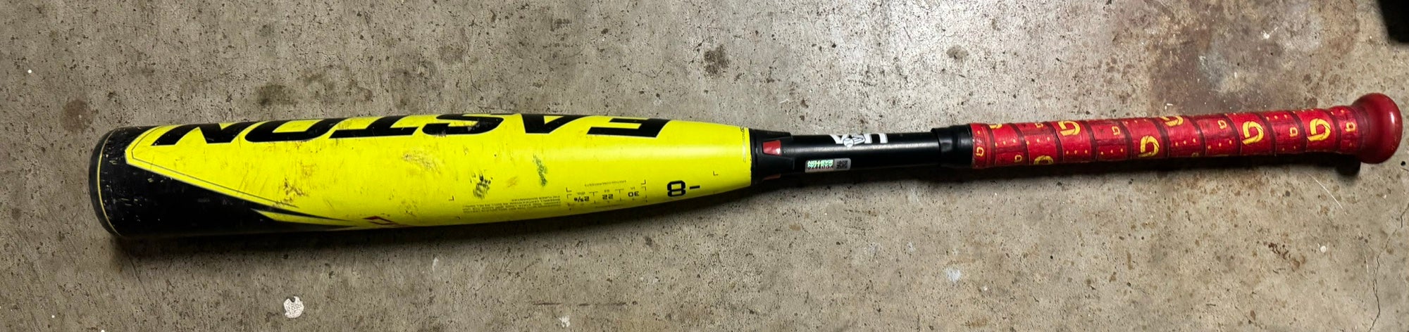 Used 2023 Easton USABat Certified (-8) 22 oz 30" ADV Bat