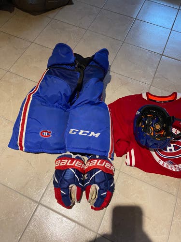 Montreal Canadians Full Pro Stock Set