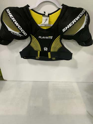 Used Sher-wood Playrite L Xl Hockey Shoulder Pads