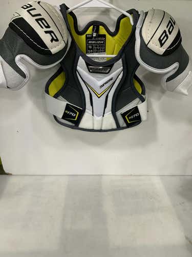 Used Bauer Sup S170 Sm Hockey Shoulder Pads