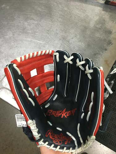 Used Rawlings Breakout Bo3029-6ns 12 3 4" Fielders Gloves
