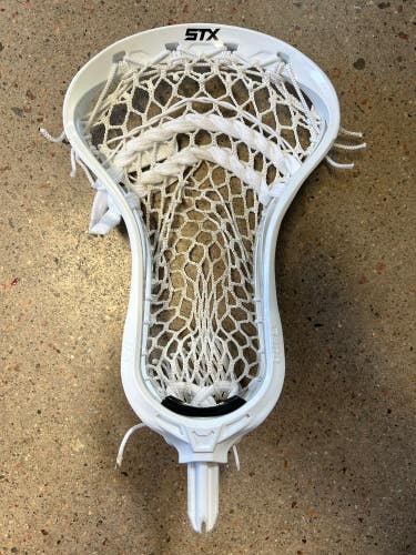 White Used Attack & Midfield STX Duel 2 Strung Head