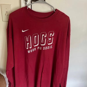 Arkansas Razorbacks Nike Men’s NCAA LS Tee L
