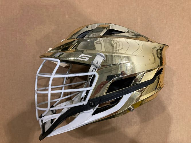 Gold Chrome Used Adult Cascade S Helmet