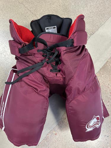 New Burgundy Colorado Avalanche Senior XL CCM Hockey Pants HP45X