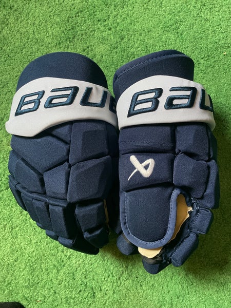 PSU NCAA Bauer Mach gloves 13 Pro Stock