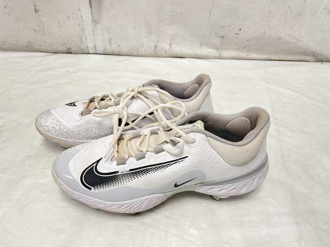 Used Nike Alpha Huarache React Fd2745-100 Mens 10.5 Metal Baseball Cleats