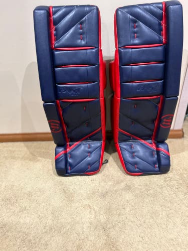 Warrior hockey goalie leg pads