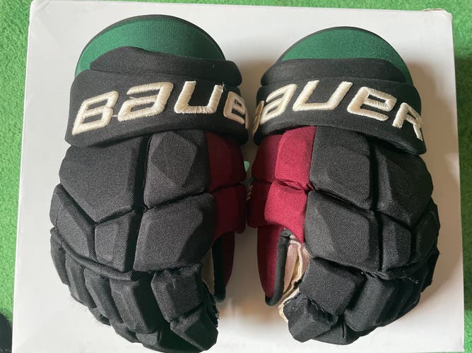 Arizona Coyotes Bauer Ultrasonic Gloves 13 Stecher Pro Stock