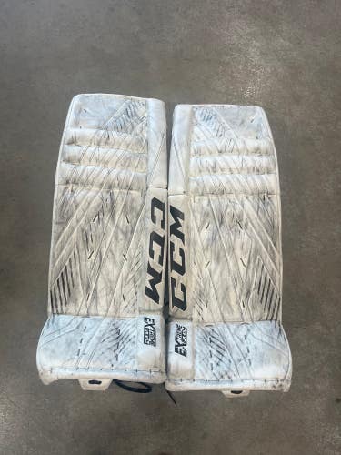 Used Senior CCM E-Flex 4 Hockey Goalie Leg Pads (34" + 1")