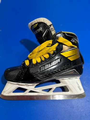 Used Senior Bauer Regular Width 7 Supreme 3S pro Hockey Goalie Skates