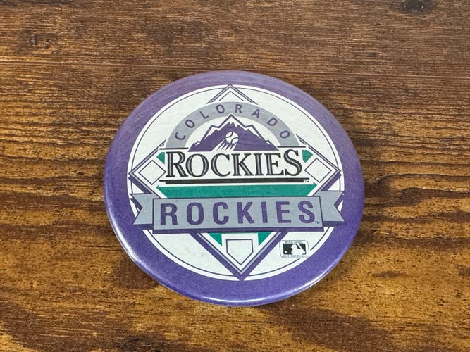 Colorado Rockies MLB BASEBALL WINCRAFT VINTAGE Collectible Pin Button!