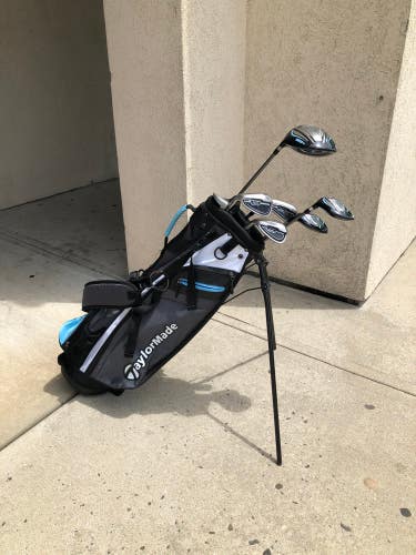 Used Junior TaylorMade Clubs (Full Set - 7 Clubs) Left Hand