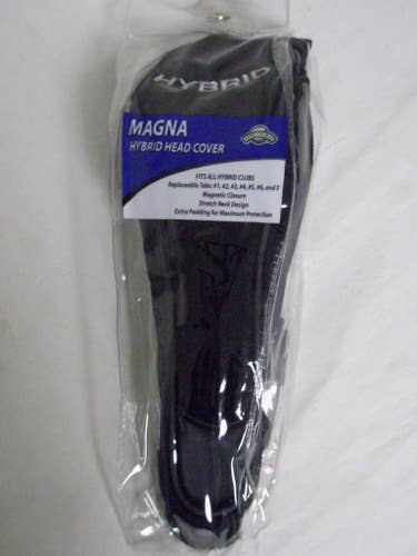 On Course Magna Hybrid Headcover (Black, Magnetic) Club Cover NEW