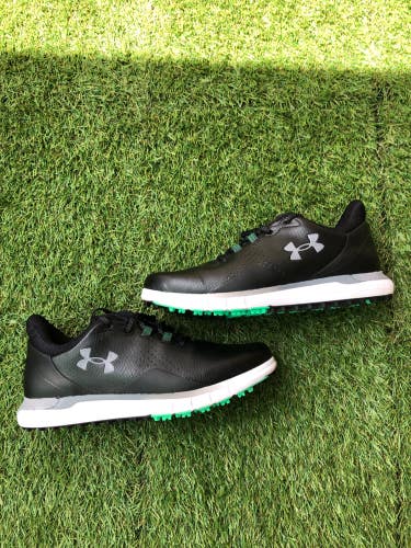 Black Used Size 8.0 (Women's 9.0) Men's Under Armour Drive Fade Golf Shoes