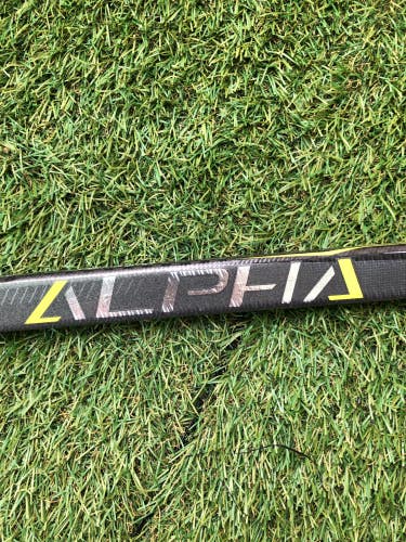 Used Senior Warrior Alpha QX Hockey Stick Left Hand Pro Stock