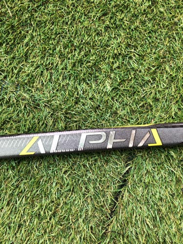 Used Senior Warrior Alpha QX Hockey Stick Left Hand Pro Stock