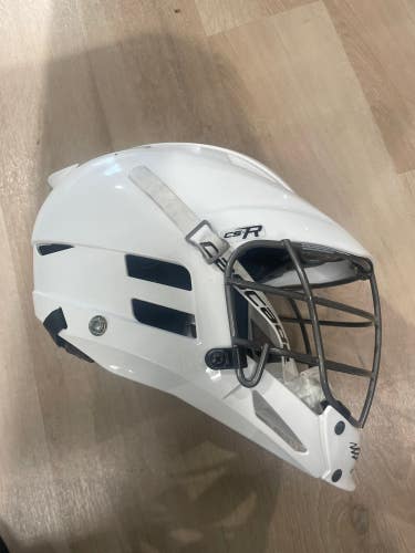 White Used Youth Player Cascade CS-R Youth Helmet