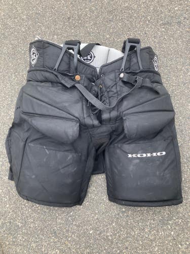 Black Used Senior XL Koho 587 revolution Hockey Goalie Pants