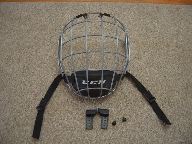 Hockey Helmet Cage-Lightly Used CCM FM580 Hockey Helmet Full Cage sz Large