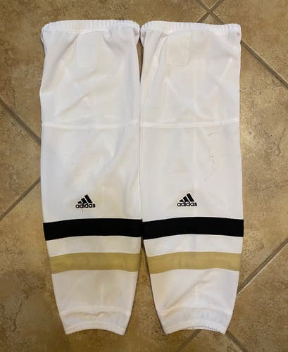 HoneyBaked White Used Adult Unisex Medium Adidas Socks