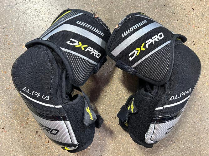 Used Junior Large Warrior Alpha DX Pro Elbow Pads
