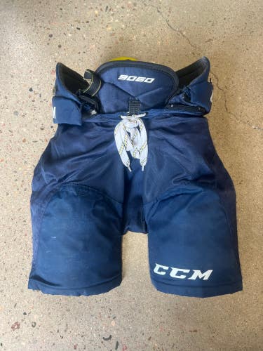 Blue Used Junior Medium CCM Tacks 9060 Hockey Pants