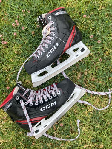 Used Senior CCM Extreme Flex E6.5 Hockey Goalie Skates 8 (Regular)