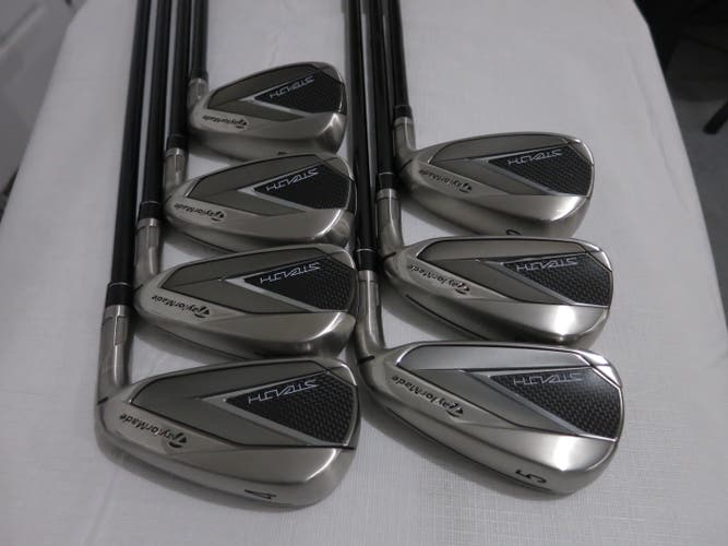 TaylorMade Stealth Iron Set - 4-PW - Ventus 7 Stiff Flex Graphite - NEW