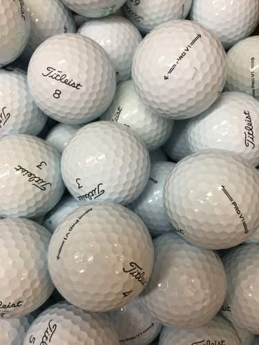 12 Titleist Pro V1 2021 Near Mint AAAA Used Golf Balls