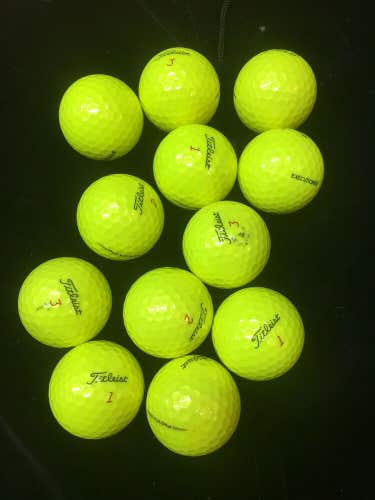 Titleist Pro V1x Yellow        12 Near Mint AAAA Used Golf Balls