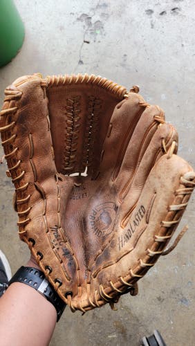 Vintage made in USA right Hand Throw Infield Baseball Glove 12"