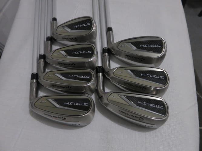 TaylorMade 2023 Stealth HD Iron Set - 5-PW, AW - Ascent 45 Ladies Graphite - NEW