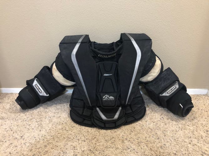 Used Small Bauer Reactor 9000 Goalie Chest Protector