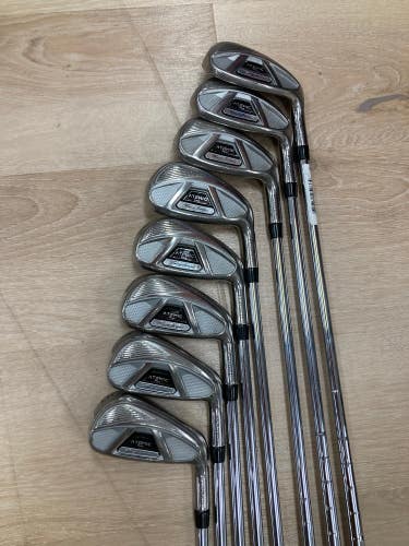 Used Men's Tommy Armour Tungsten Atomic Iron Set Right Handed Regular Flex Steel Shaft 4-P
