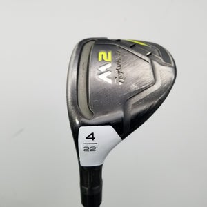 LEFTY 2017 TAYLORMADE M2 4H 22* STIFF TM REAX M2 75 FAIR