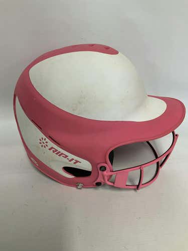 Used Rip-it White Pink S M Baseball And Softball Helmets