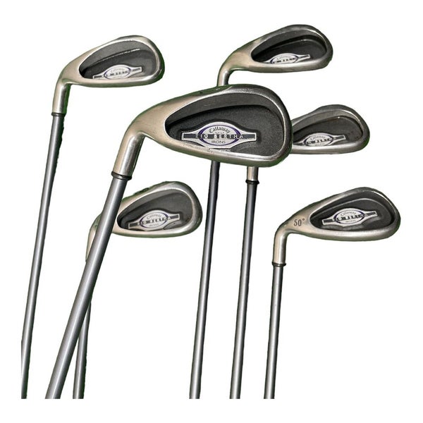 LH Ladies Callaway Big Bertha Iron Set 6-10 Irons + 50° GW RCH 65i Graphite