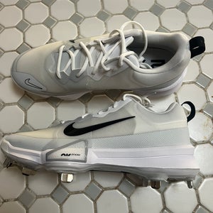 White New Men's Low Top Metal Force Zoom Trout 9 Elite