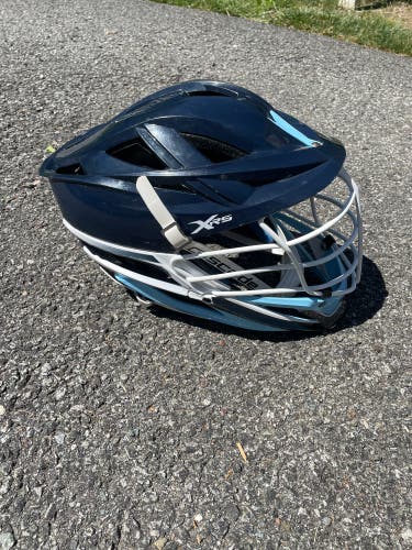 Cascade XRS Lacrosse Helmet - Navy Blue with White Facemask (Retail: $319)