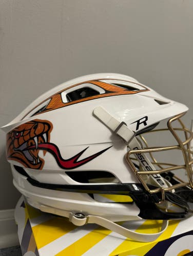 Rochester Rattlers MLL Cascade R Official Team Game Worn Helmet Lacrosse Rare MLL PLL