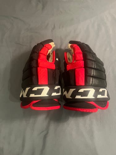 CCM Pro Stock Blackhawks Hockey Gloves 14”