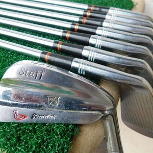 1988 WILSON STAFF Forged Goose Neck (3i-PW) Iron Set w/ Stiff Shafts