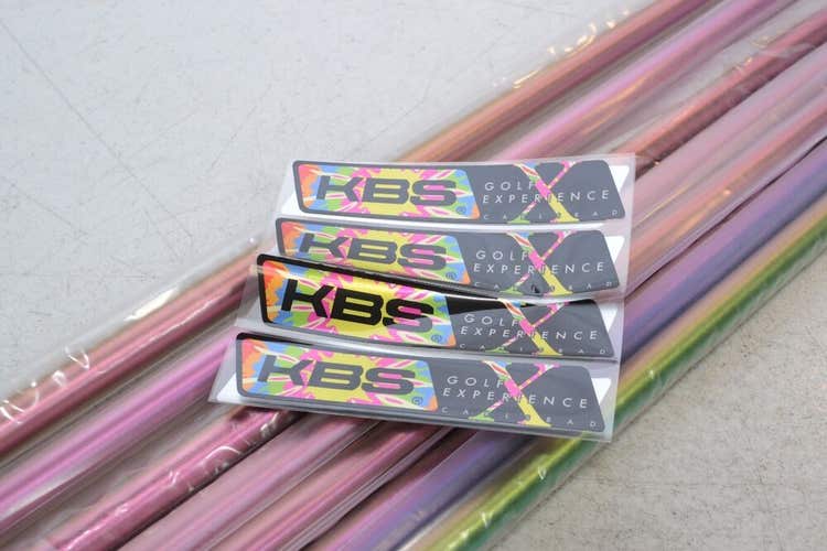 KBS PVD Rainbow C-Taper 120g Stiff Iron Shaft Set 4-PW .355 Steel # 173501