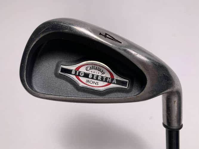 Callaway 2002 Big Bertha Single 4 Iron RCH 75i Regular Graphite Mens RH