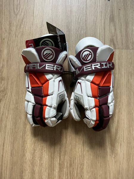 Virginia Tech Maverik m5 lacrosse gloves