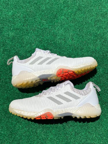 Adidas Codechaos golf shoes white gray size 10