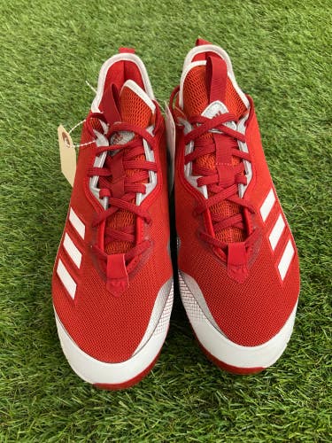 Red New Size 9.0 Adult Men's Adidas Boost Icon 6 Metal Baseball Cleats