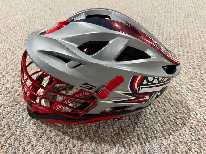 MLL Game Used Cascade S Helmet