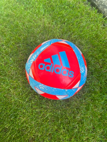 Pink Adidas Soccer ball